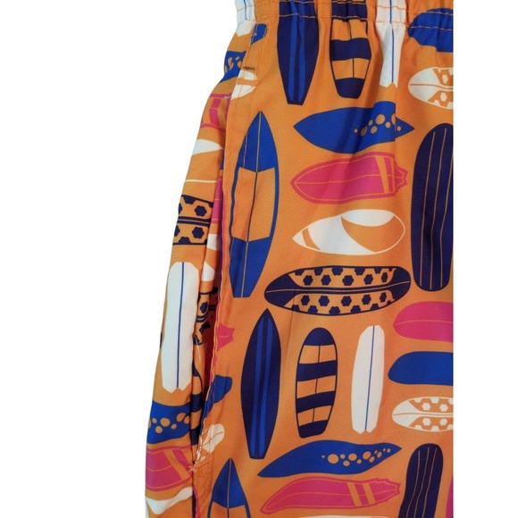 Tailor Byrd‎ surf board Print Drawstring Swim Trunks Size Men's XXL 40 7''in - Picture 6 of 11